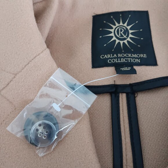 Carla Rockmore Collection REG The Muse Color Blocked Coat - Size Small a670442 - Picture 3 of 8